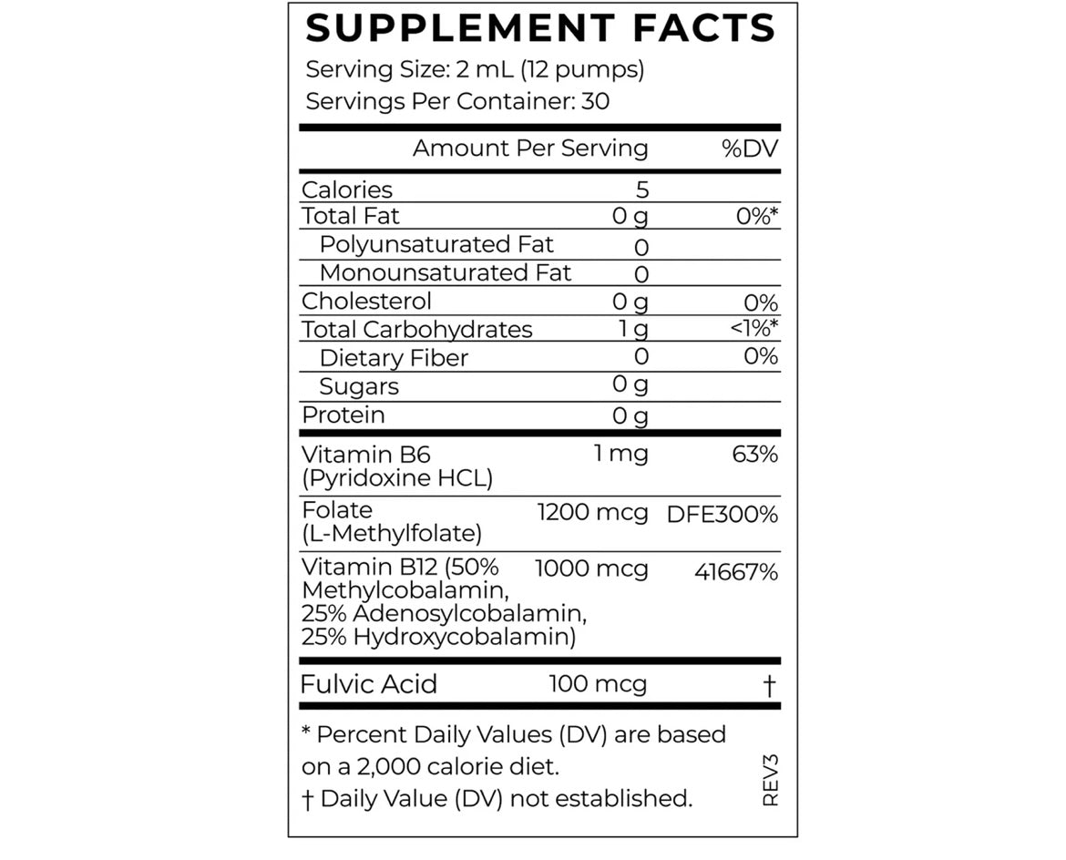 Liposomal Vitamin B12 + B6