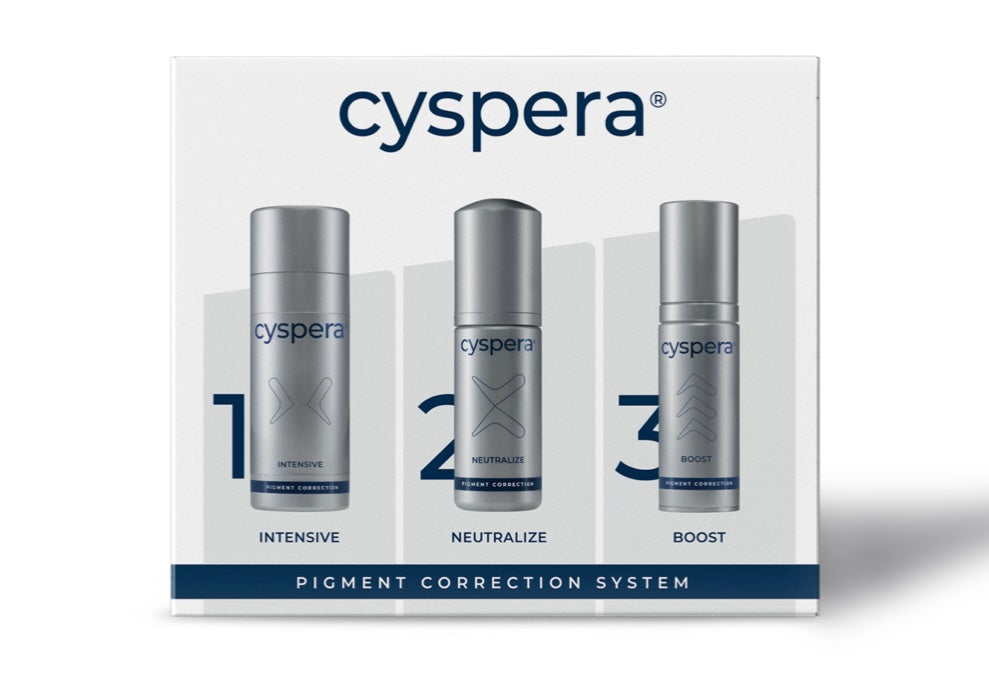 Cyspera Intensive System™" - Experience a revolutionary skincare regimen with our Cyspera Intensive System™.