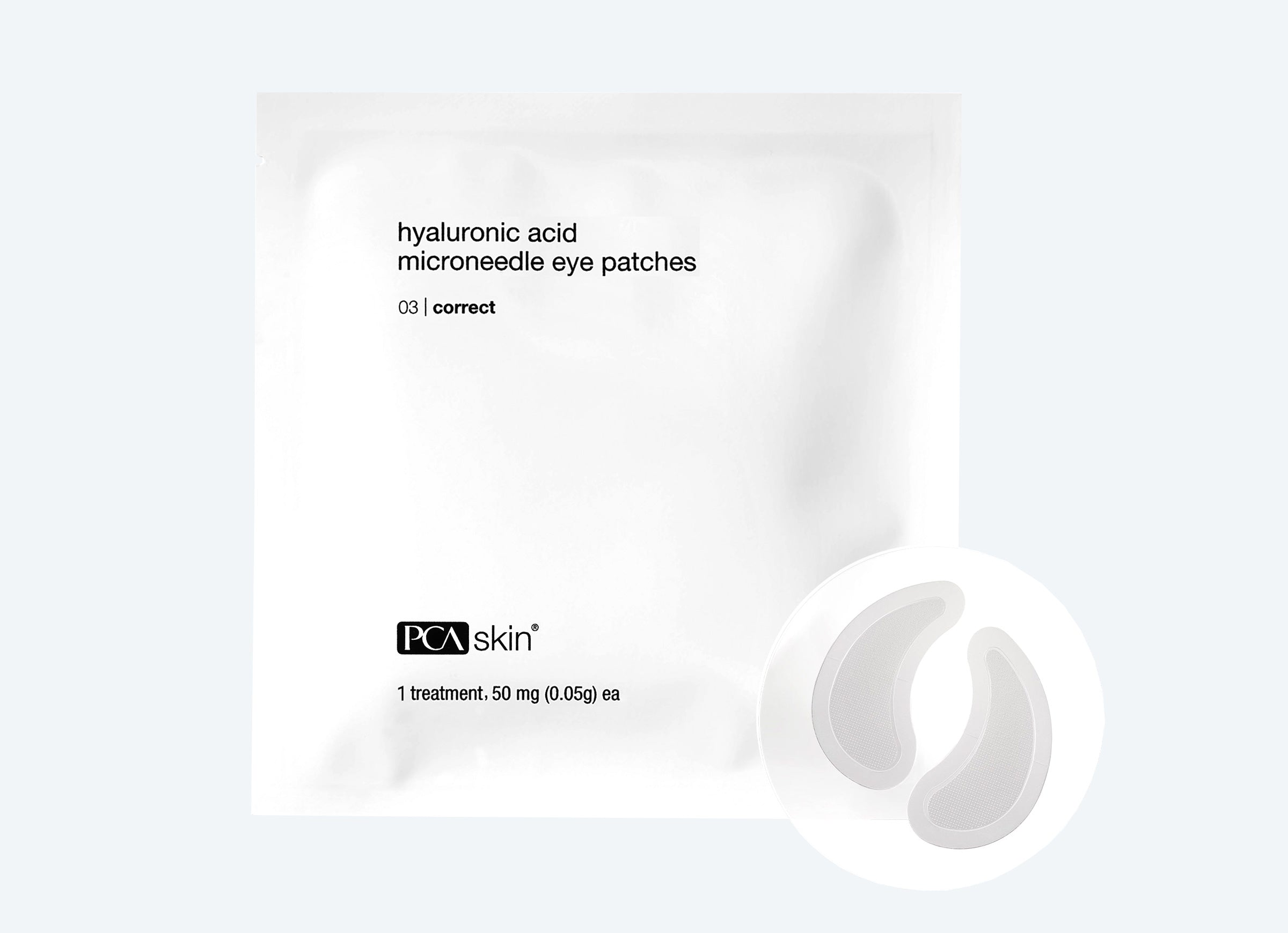 Hyaluronic Acid Microneedle Eye Patches - 1 Treatment